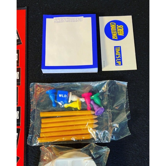 NOB Vintage 1991 Screen Challenge Cadaco 90s Movie Trivia Board Game COMPLETE - Picture 10 of 11